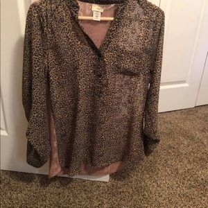 Leopard print too with lace back